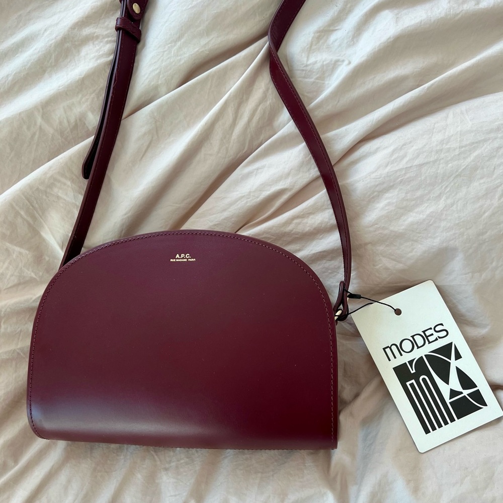 A.P.C. Demi-lune (half moon) crossbody bag NWT